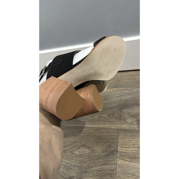 Steven by steve madden black strappy heels size 8 - Picture 6 of 7